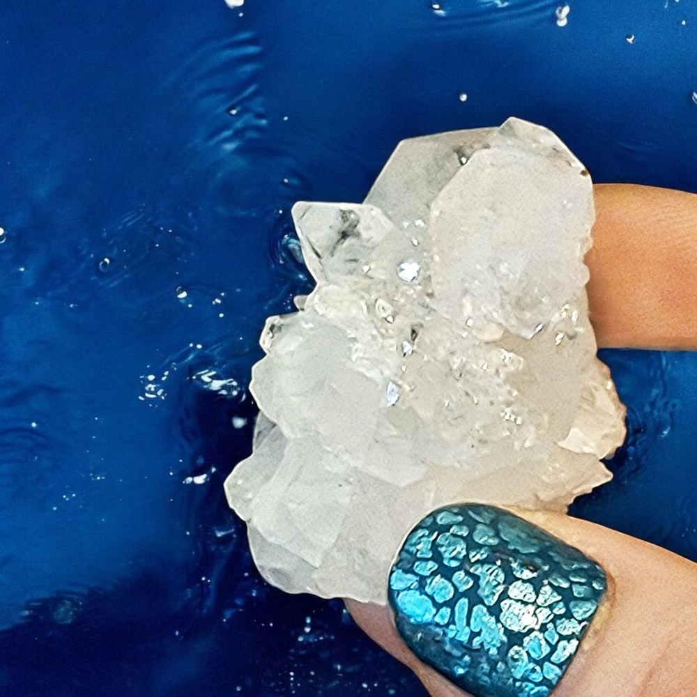 Clear Quartz Crystal Cluster